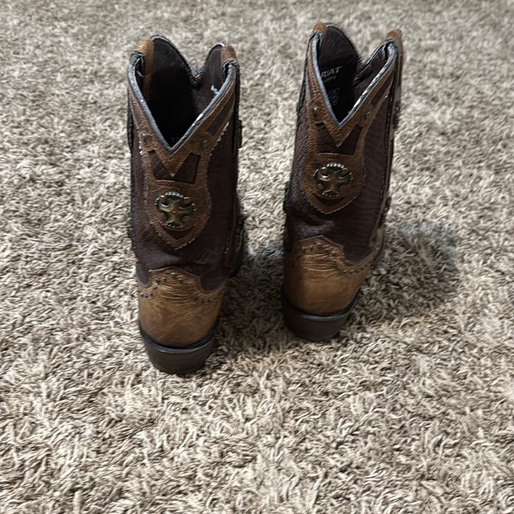 Ariat desperado brown boots size 8 cross 10008756 - Picture 6 of 9
